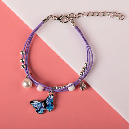 Bracelet avec pendentif papillon