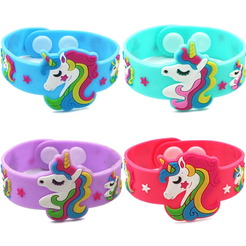 Bracelet licorne en silicone pour enfant