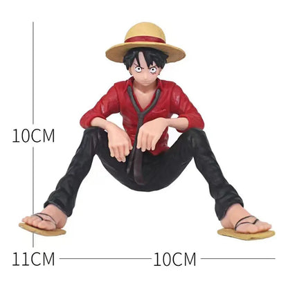 Figurine One Piece Monkey D. Luffy assis