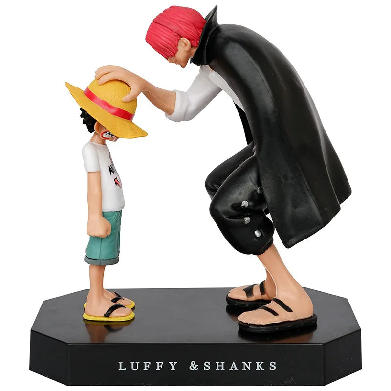 Figurine One Piece Luffy & Shanks