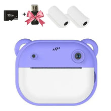 Appareil photo instantané enfant avec impression thermique et fonction vidéo dessin