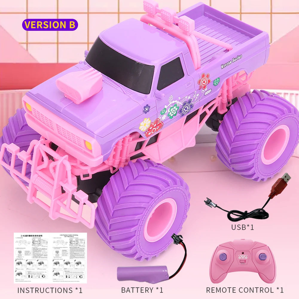 Voiture télécommandée 4×4 rose