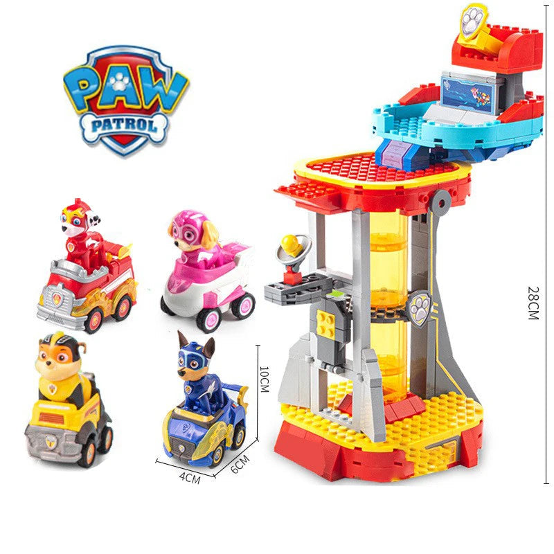 Jeu de construction tour de contrôle Pat Patrouille