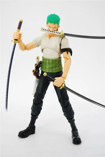 Figurine articulée One Piece Zoro ceinture verte