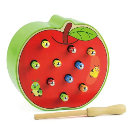 Jouets Montessori ensemble de pommes et fraises pour apprendre les couleurs et les formes pour enfants