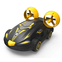 Voiture amphibie télécommandée pour enfants Jaune