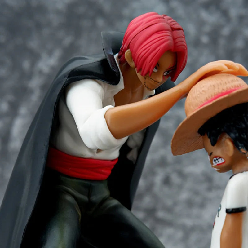 Figurine One Piece Luffy & Shanks