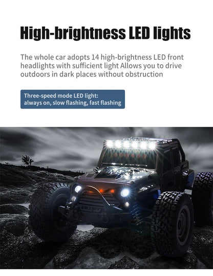 Voiture de course radiocommandée 4×4 pour adulte 4WD 1/28 50km/h