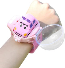 Voiture montre télécommandée rose pour enfants