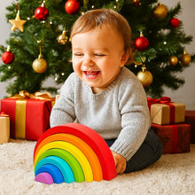 Arc en ciel Montessori en bois - 7 pièces
