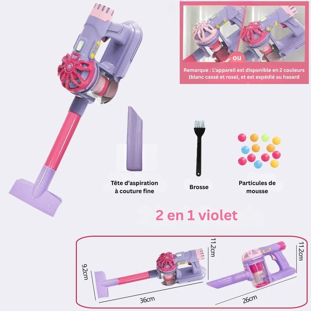 Jouet enfant aspirateur sans fil