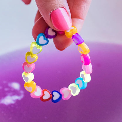 Bracelet multicolore en forme d’étoile et de coeur