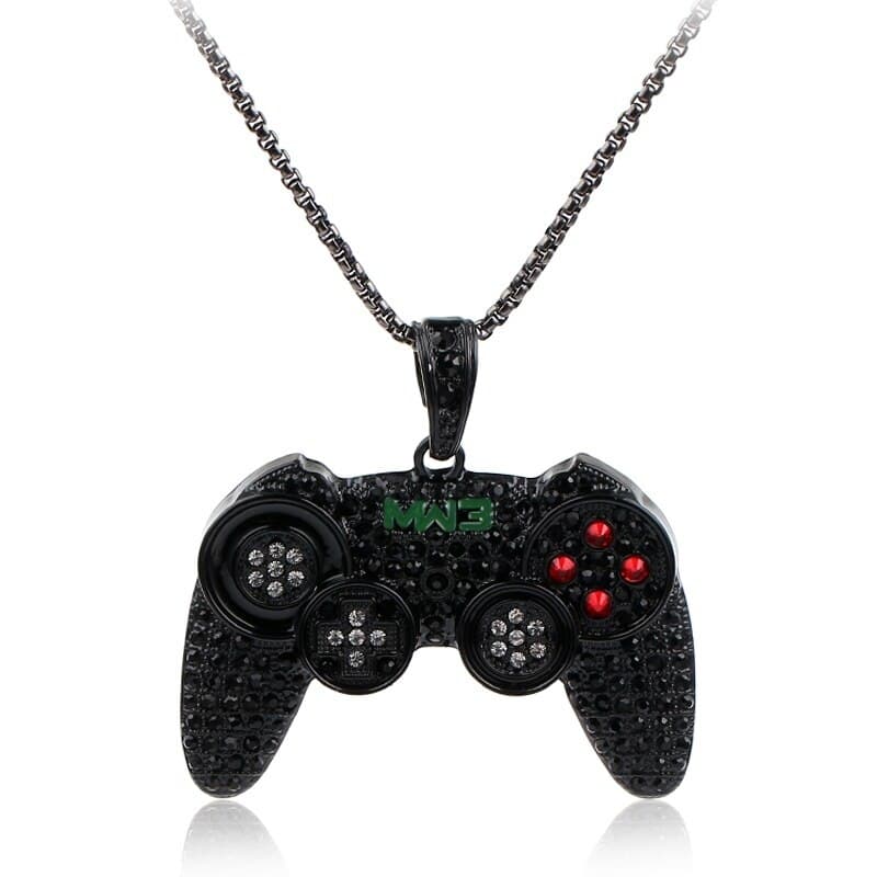 Collier enfant avec pendentif manette de jeu