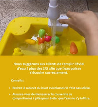 Évier avec robinet et dinette