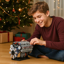 Mini Moteur V8 Thermique à Monter