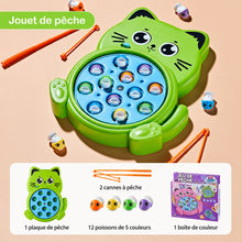 Jeu Montessori enfants dès 2 ans pêche magnétique animaux