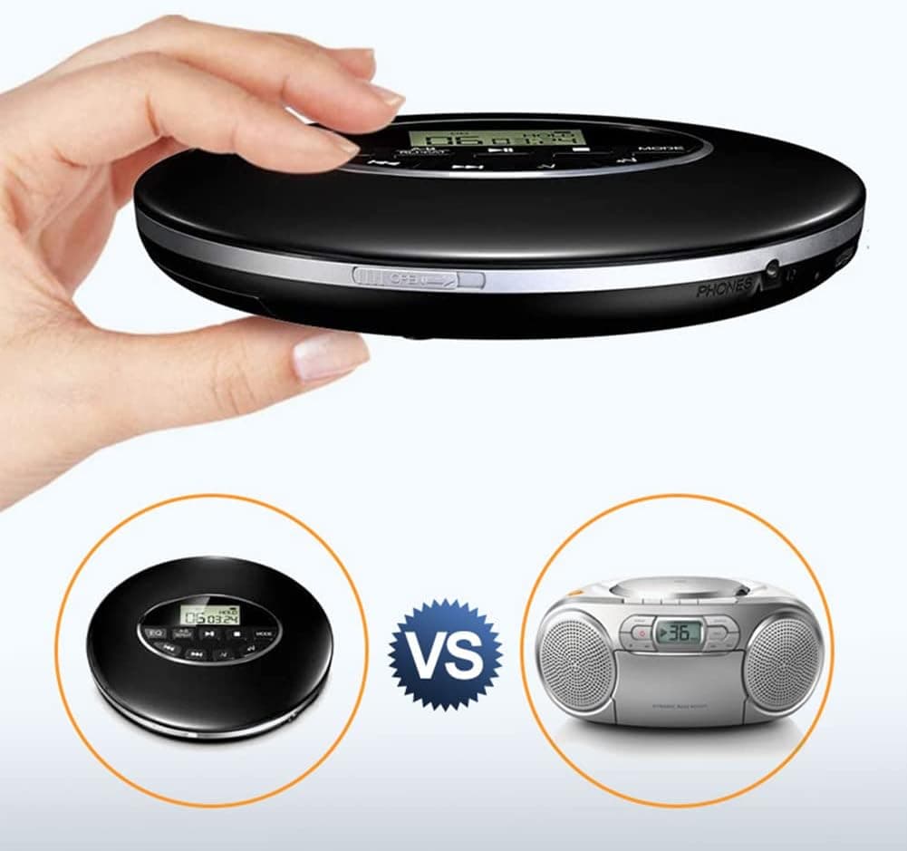 Lecteur de CD portable forme ronde pour enfant
