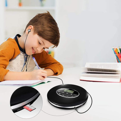 Lecteur de CD portable forme ronde pour enfant