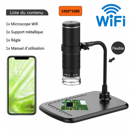Microscope numérique 1000X avec WiFi pour enfant