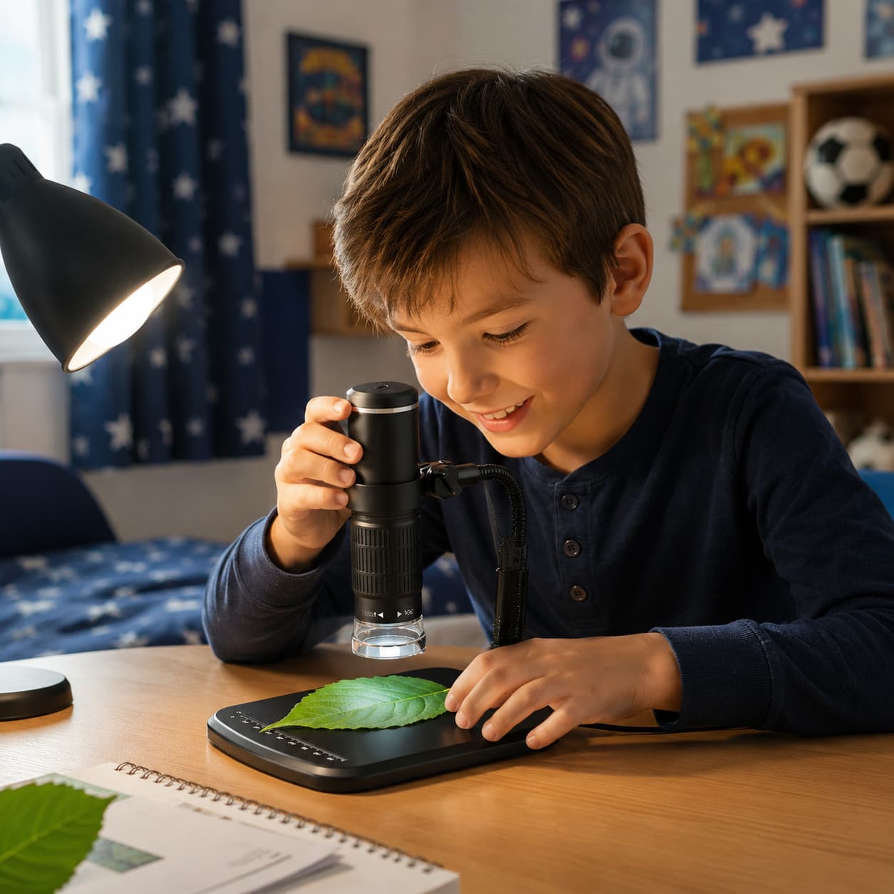 Microscope numérique 1000X avec WiFi pour enfant