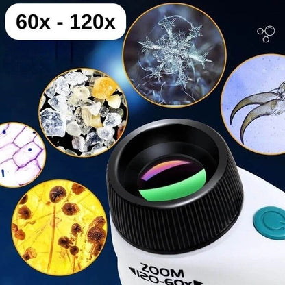 Microscope portable 60X à 120X
