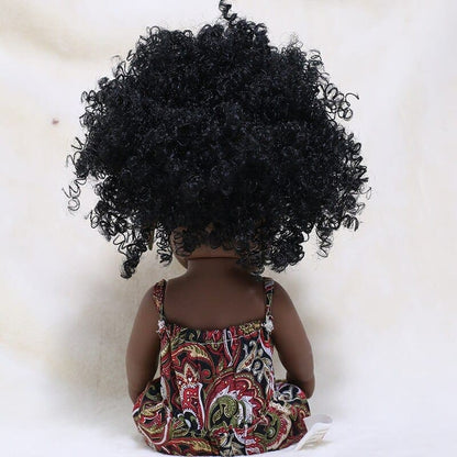 Poupée afro à beaux cheveux
