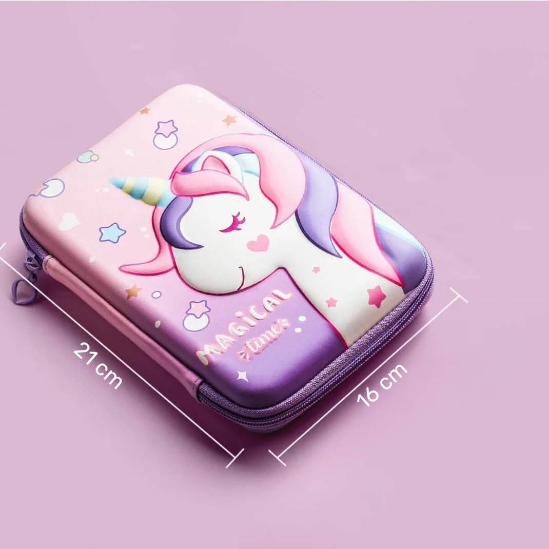 Trousse enfant licorne 3D