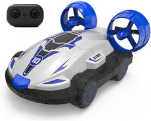 Voiture amphibie télécommandée pour enfants Bleu