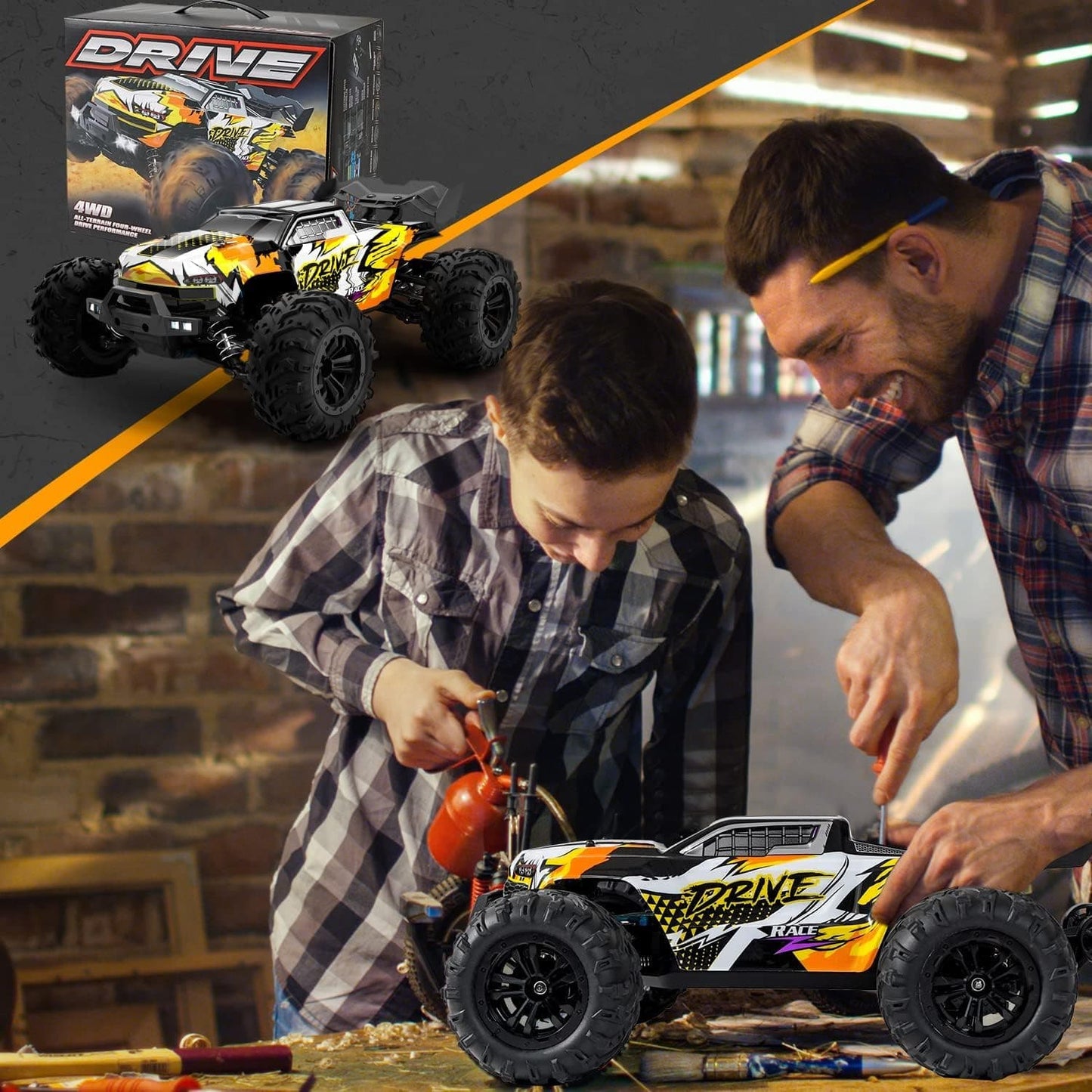 Voiture Télécommandée Turbo Raptor 70Km/h – Tout Terrain Haute Vitesse RC